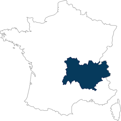 Carte Code Postaux Auvergne-Rhône-Alpes